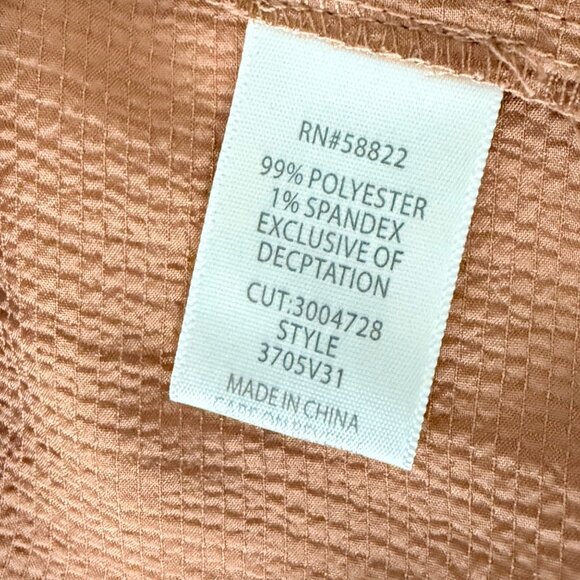 Max Studio Womens S Off-The-Shoulder Top Rust Brown Textured Woven Fabric Elasti - Picture 4 of 9